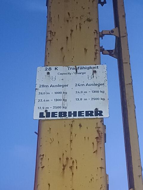 Baukran Liebherr 28K