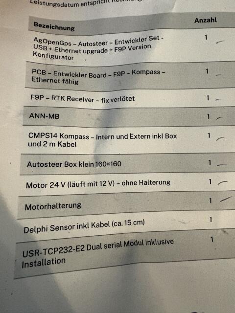 Komplettsatz AgOpenGps