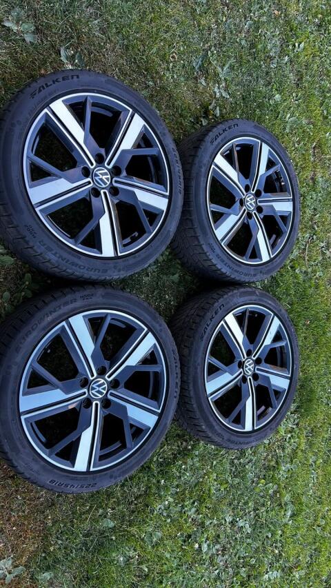 18 Zoll Winterreifen, original VW Alufelgen