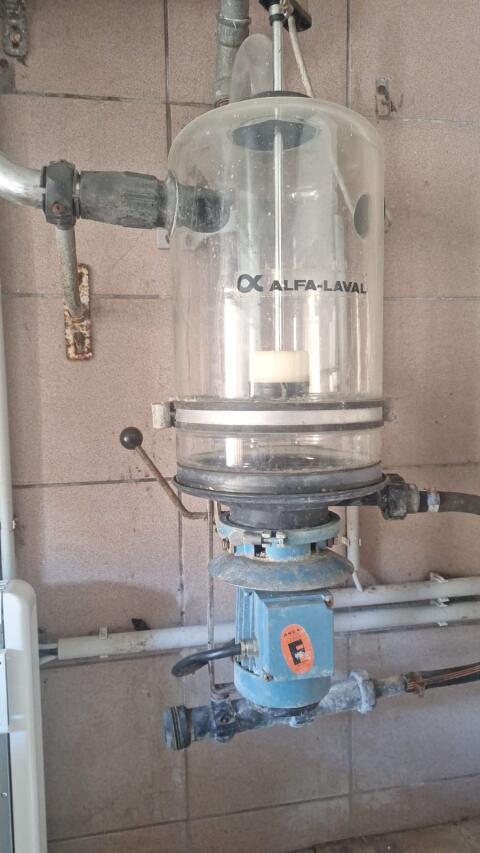 Alfa-Laval Rohrmelkanlage