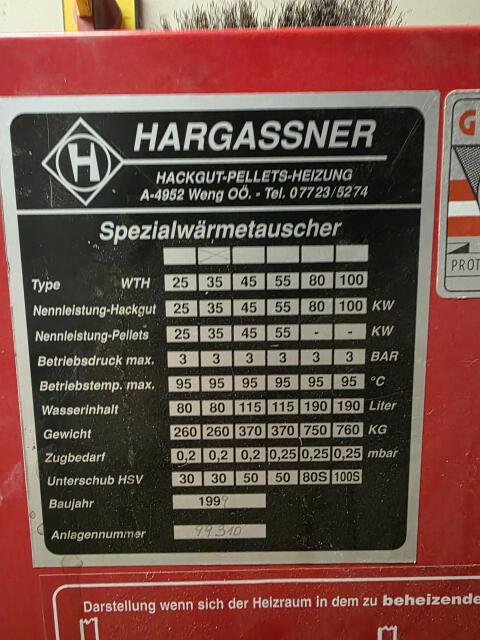 Hargassner Hackschnitzelheizung Lamdatronic WTH35