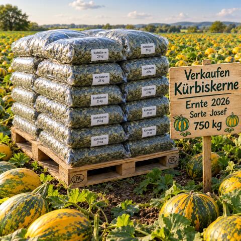 Kürbiskerne trocken