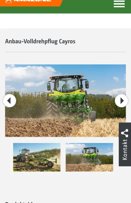 Pflug Amazone Cayros Vario
