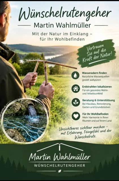 Wasser suchen, Wünschelrute gehen