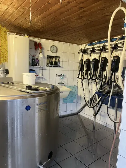 Alva Laval Rohrmelkanlage
