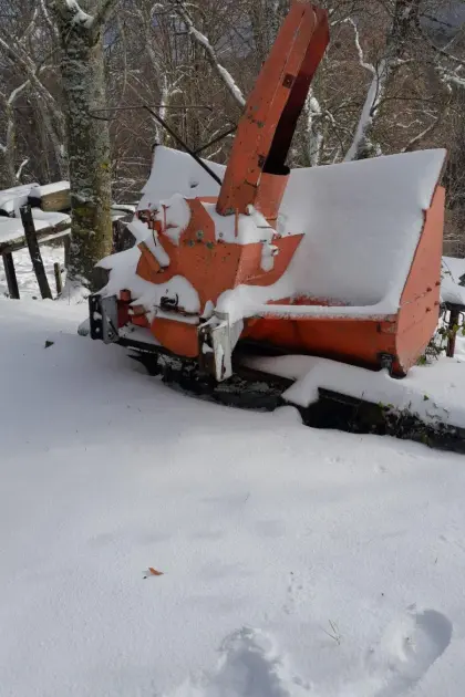 Eigenbau-Schneefräse