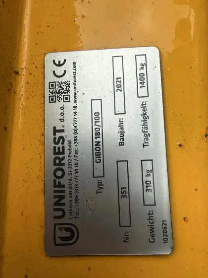 Uniforst Gibon 180/100
