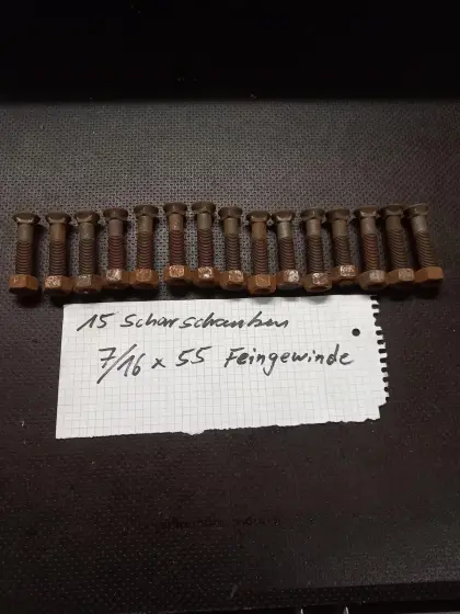 15 Schar-Schrauben 7/16 x 55