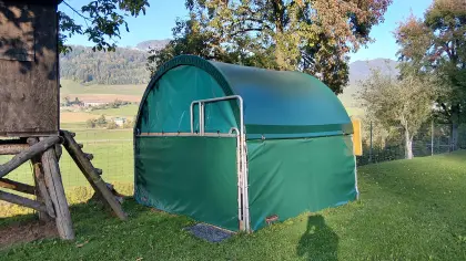 Weidezelt 3,6 x 3 m Stall, Schafstall, neuwertig