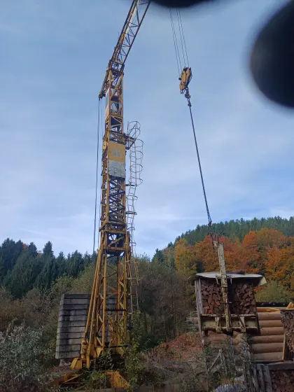 Turmdrehkran Potain 330 mit Kranwaage