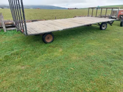 Ballenwagen, Plattformanhänger