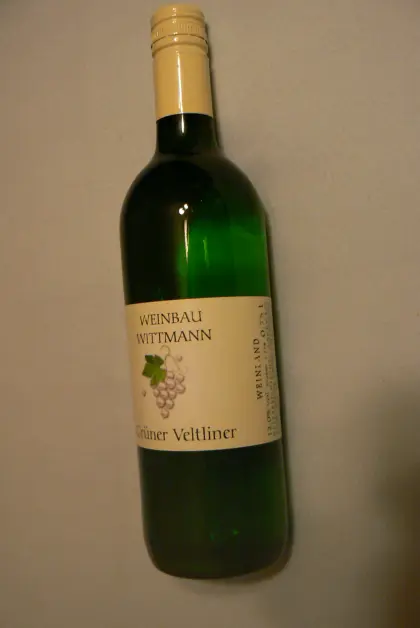 Grüner Veltliner, Landwein, für Glühwein je Flasche