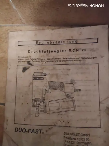 Duo Fast Druckluftnagelgerät RCN-70/275 A