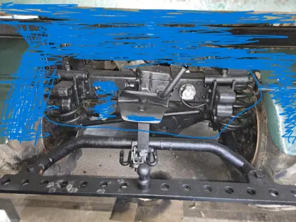 Unimog 411, gesucht: Ackerschiene