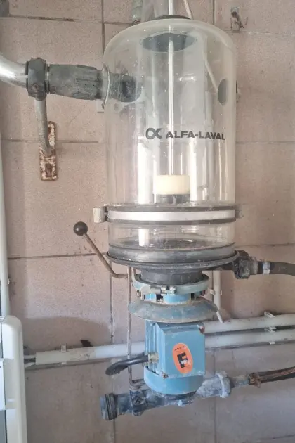 Alfa-Laval Rohrmelkanlage