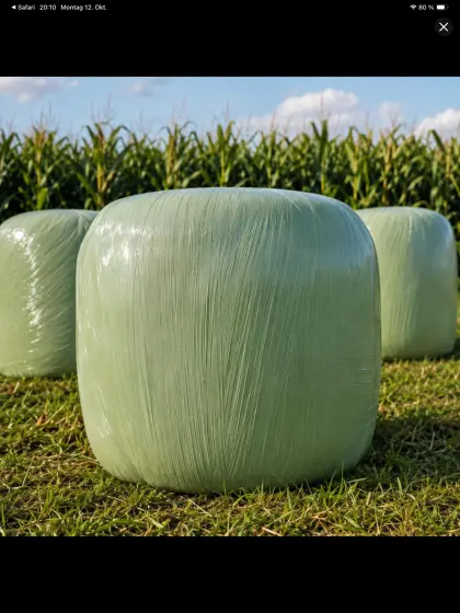 Bio-Maissilageballen