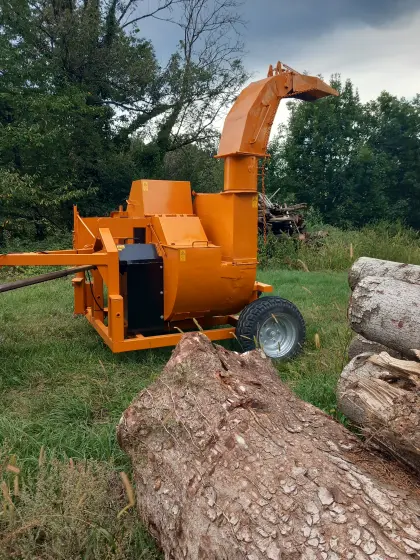 Trommelhacker, Holzhackmaschine Weiss WS 40x35