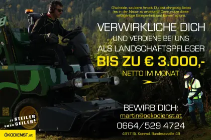 Landschaftspfleger gesucht!