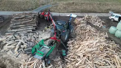 Holzspalten