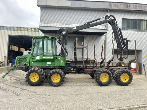 John Deere 810D Forwarder, Rückezug