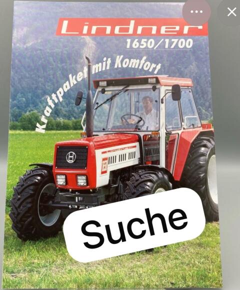 Suche günstigen Lindner 1650, 1700 oder 1750