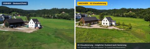 Landwirtschaftliches Anwesen mit Entwicklungspotenzial, 4,3