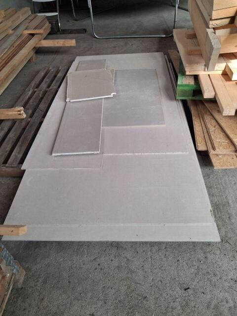 Rigipsplatten, Gipskarton 10 mm (3 Stk., insg. ~9,6 m²)