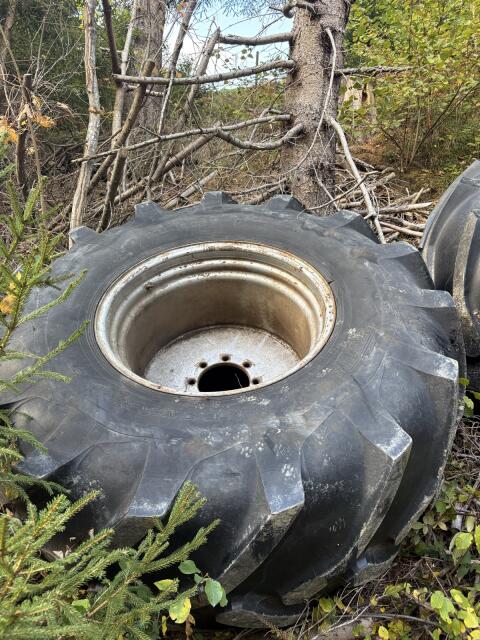 Reifen 30.5 R 32 mit Felgen, 60 % Profil