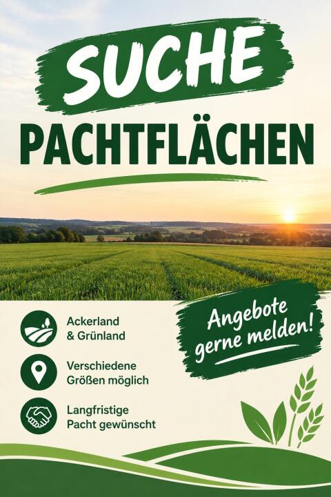 Suche Pachtflächen