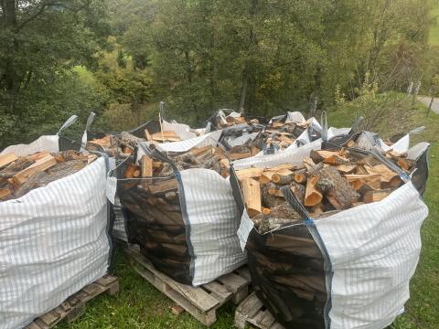 Gemischtes Brennholz 33/50 cm in BigBag