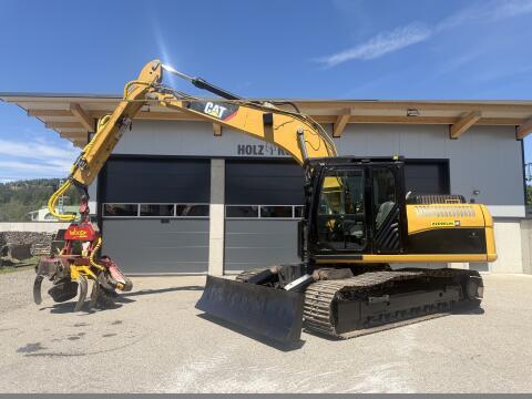 Baggerprozessor CAT 319D mit Woody 60