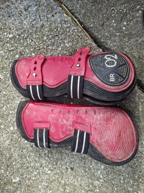 BR O2 Gamaschen rot, gebraucht, Modell O2