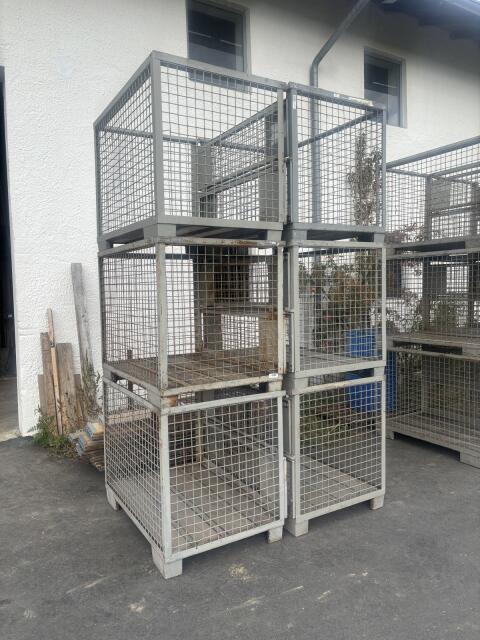 Gitterboxen, Eurogitterboxen, Boxen, Brennholzboxen