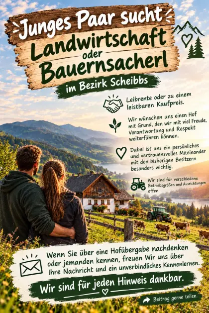 Landwirtschaft auf Leibrente gesucht