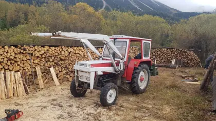 Steyr 540 G mit Brantner Kipper Steyr 540 G