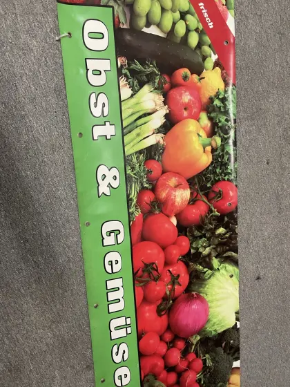 Obst- und Gemüse-Banner