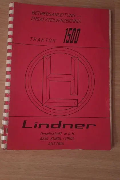 Betriebsanleitung Lindner 1500