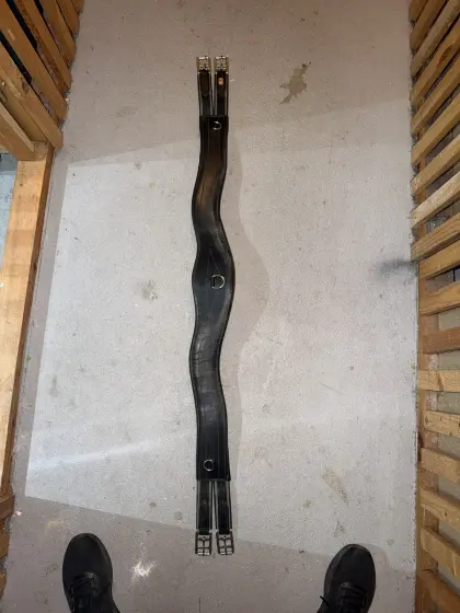 Leder-Sattelgurt 130 cm