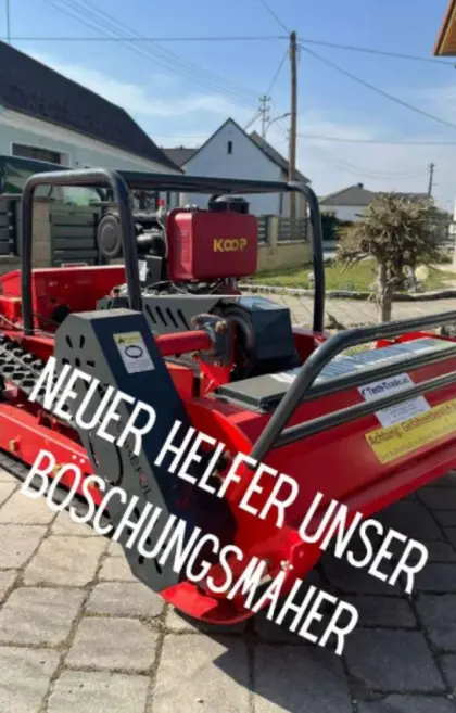 Böschung mähen