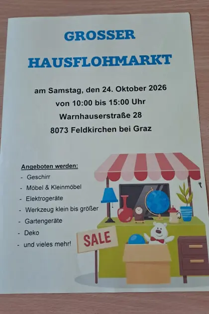 Haushaltsauflösung, alles soll raus