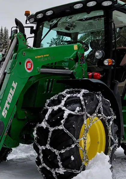 540/65-R24 Schneeketten, Netzketten