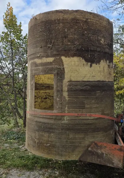 Kunststoffsilo, GFK-Silo