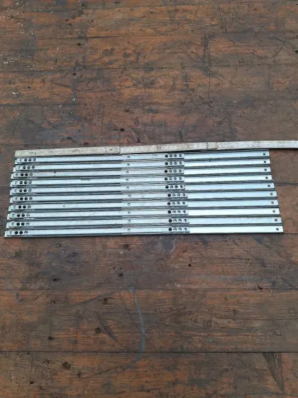 10 Schubladenschienen