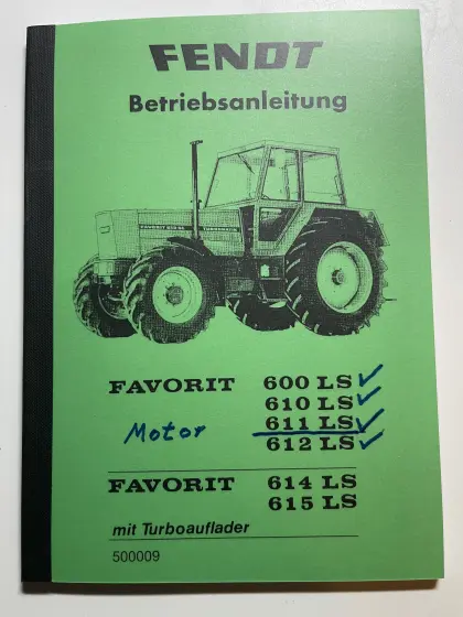 Motor Fendt Favorit 600-612 verbaut, Aggregat, BHKW