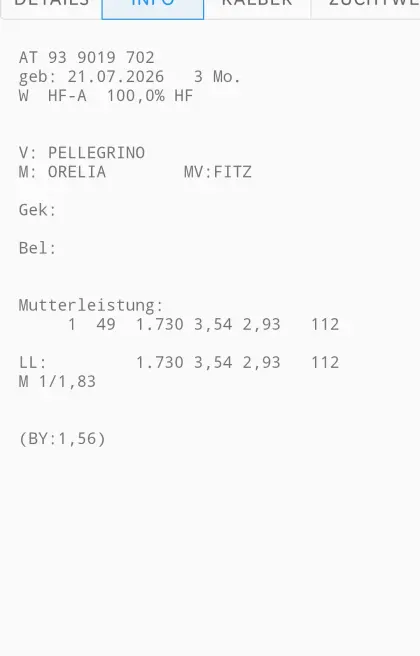 HF-Kälber