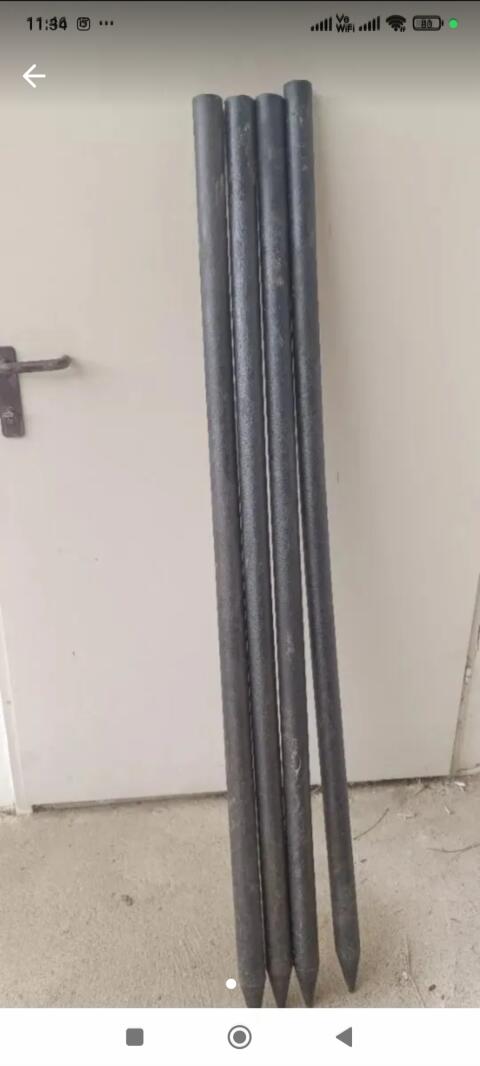 Recycling-Zaunpfähle