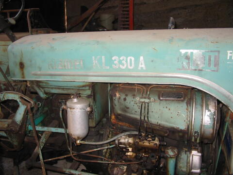 Kramer KL 330A mit Mähbalken, Scheunenfund