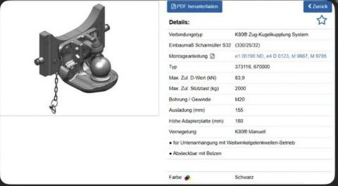 Scharmüller K80 Schlitten