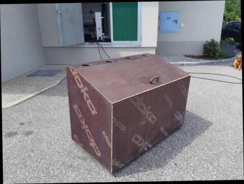 Kiste, Box für Schrot, Getreide, Futter etc. oder für Kelle