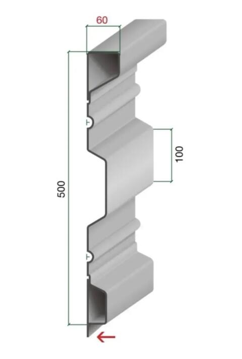 Stahl-Aufsatzbordwand